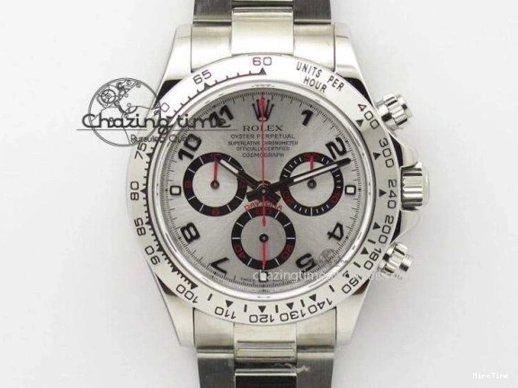 MiroTime 1218 Stylish Day Date 40mm SS BP Maker Best Edition Diamond Bezel Ice Blue Dial On SS Bracelet ETA 3699